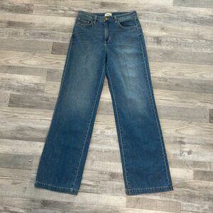 L'agence Wide Leg High Rise Medium Wash Scottie Jeans Women's I17